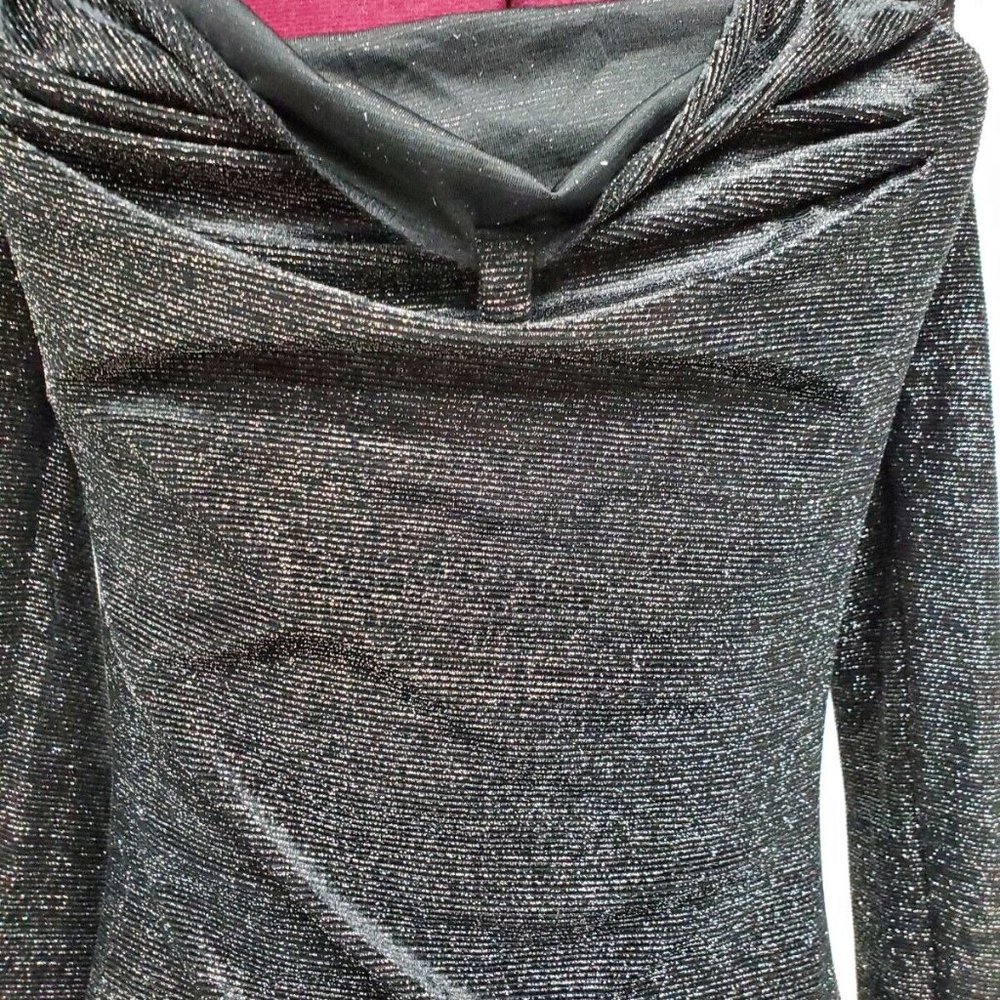 Michael Kors Velvet Cowl Back Dress Petite X Small - Picture 9 of 11